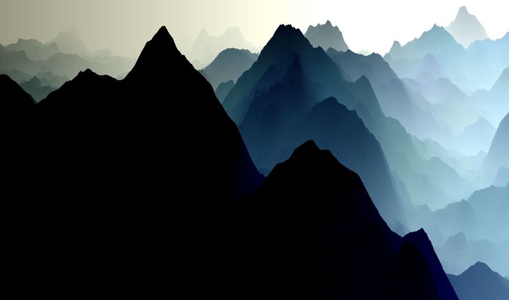 水墨山河作品预览