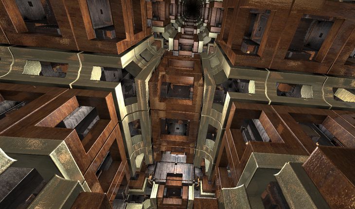 分形木质空间作品预览